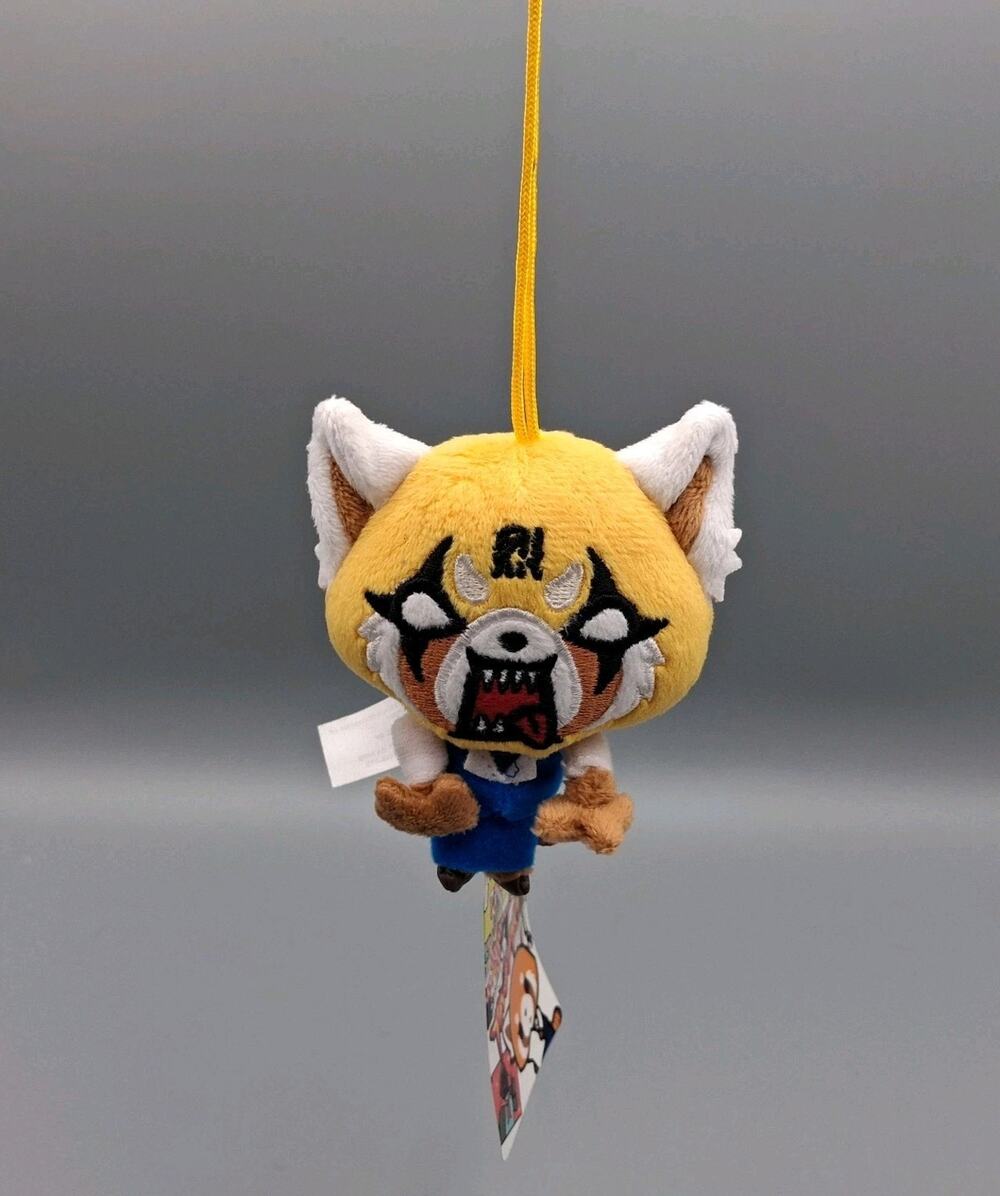 Sanrio Aggretsuko Mini Plush Ornament Trinket Plush - For Sale In Japan Only Tag